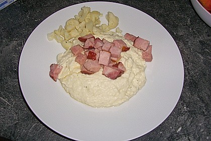 Blumenkohlpüree mit Kasseler 9