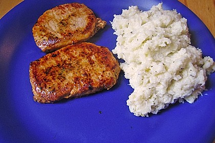 Blumenkohlpüree mit Kasseler 7