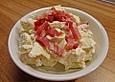Apfelsalat mit Schinken