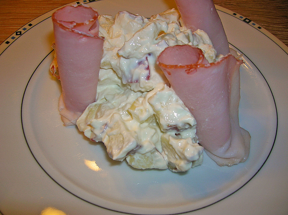Apfelsalat mit Schinken (Rezept mit Bild) von kuga | Chefkoch.de
