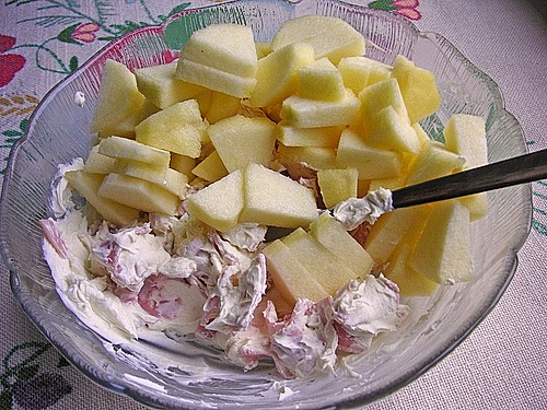 Apfelsalat mit Schinken (Rezept mit Bild) von kuga | Chefkoch.de