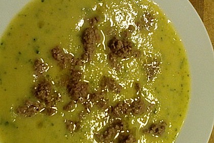 Zucchinicremesuppe mit Hackbällchen (ohne Kohlenhydrate) 8