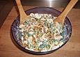Feldsalat mit Champignons und Ziegenfrischk&auml;se