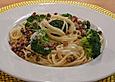 Spaghetti mit Brokkoli und Kr&auml;uterspeck