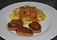 Schweinefilet mit Pilzen und Tagliatelle