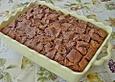 Schokoladen - Breadpudding mit Schokoladensahne