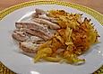 Fischstreifen mit Strohkartoffeln