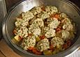 Gem&uuml;setopf mit Lachs