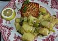 Lachs mit Kartoffelsalat