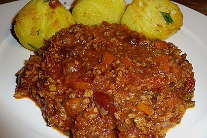 Lammhacksugo mit Curry - Koriander - Kartoffeln