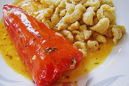 &Uuml;berbackene Spitzpaprika mit K&auml;sef&uuml;llung 7