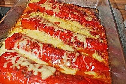 &Uuml;berbackene Spitzpaprika mit K&auml;sef&uuml;llung 16