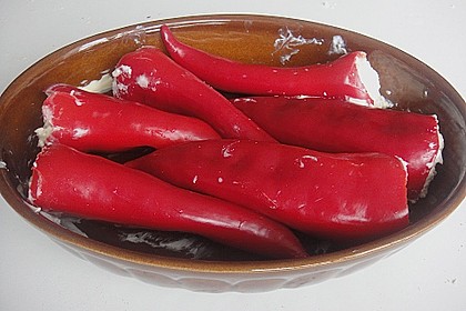 &Uuml;berbackene Spitzpaprika mit K&auml;sef&uuml;llung 23