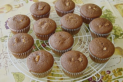 Schokoladen - Muffins mit Erdnussbutterkern 1