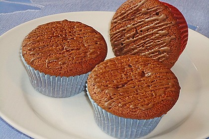 Schokoladen - Muffins mit Erdnussbutterkern 3