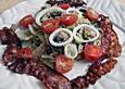 Eisbergsalat mit Thunfisch - Tomaten und Paprika
