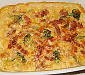 Nudel - Brokkoli - Auflauf mit Speck (Bild)