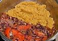 Linsen mit Radicchio und Gr&uuml;nkernsauce
