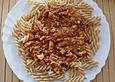 Spaghetti mit Tofubolognese