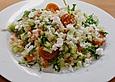 Bulgursalat mit Rucola und Schafsk&auml;se