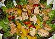 Mangosalat mit Lachsw&uuml;rfeln