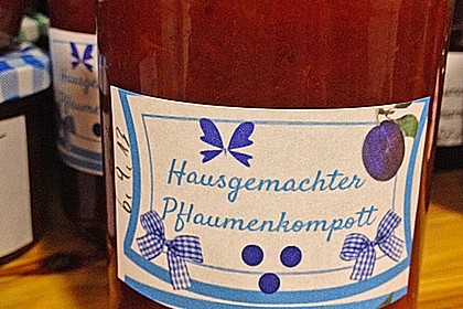 Pflaumenkompott nach Uromas Art 7
