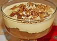 Warmes winterliches Apfeldessert