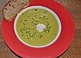 Feine Erbsensuppe mit Minzeschmand