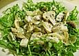 Emilys Champignons auf Rucola
