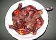 Zimth&auml;hnchen in Gl&uuml;hweinsauce