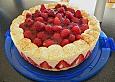 Erdbeer - Quark - Sahne - Torte
