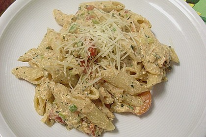 Penne mit  Feta - Tomaten - Sauce 1