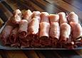 Involtini vom Schwein mit Zucchini und Schinken