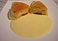 Buchteln mit Vanillesauce