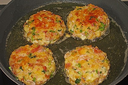 Schinken - Porree - Käse - Laibchen 2