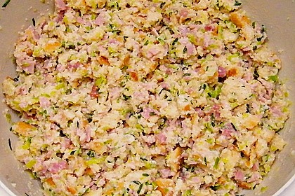 Schinken - Porree - Käse - Laibchen 7