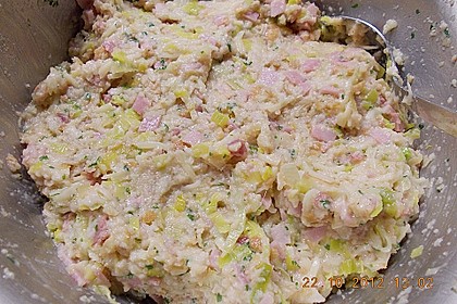 Schinken - Porree - Käse - Laibchen 12