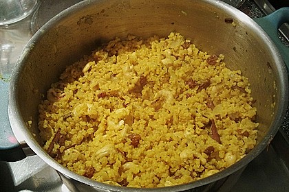 S&uuml;&szlig;kartoffel - Curry mit Bulgur 3