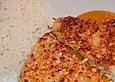 Gefl&uuml;gelspie&szlig; auf Mango - Curry - Sirup