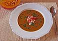 K&uuml;rbis - Kokos - Suppe mit asiatischer Orangennote
