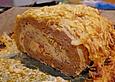 Hackbraten gef&uuml;llt, mit Kartoffelkruste
