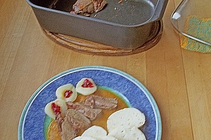 Wilschweinbraten mit b&ouml;hmischen Kn&ouml;deln