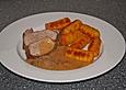 Schulterfilet vom Kalb an Pilzrahm