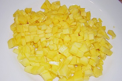 "Tomatensuppe tropisch" mit Mango und Ingwer 3