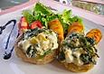 Feta - Spinat - Champignons