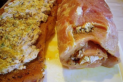 Mediterran gef&uuml;llte Schweinerolle 2