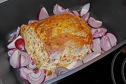 Mediterran gef&uuml;llte Schweinerolle 4