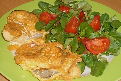 Gebratene Austernpilze in K&auml;se - Ei - H&uuml;lle 1