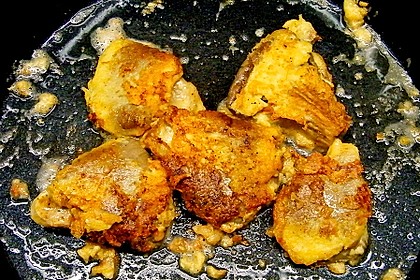 Gebratene Austernpilze in K&auml;se - Ei - H&uuml;lle 3