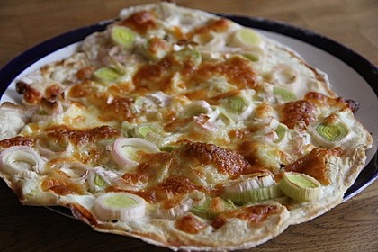 Lauch - Flammkuchen 1